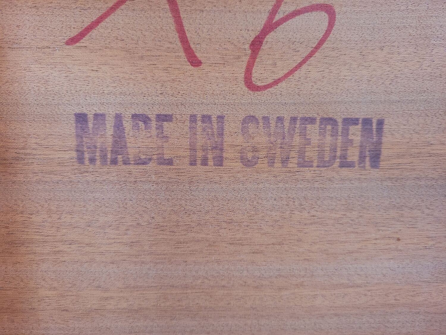 Teak bedside table with drawer - Design Sweden 1960