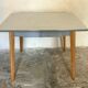Vintage kitchen table 1960 formica and compass wood legs