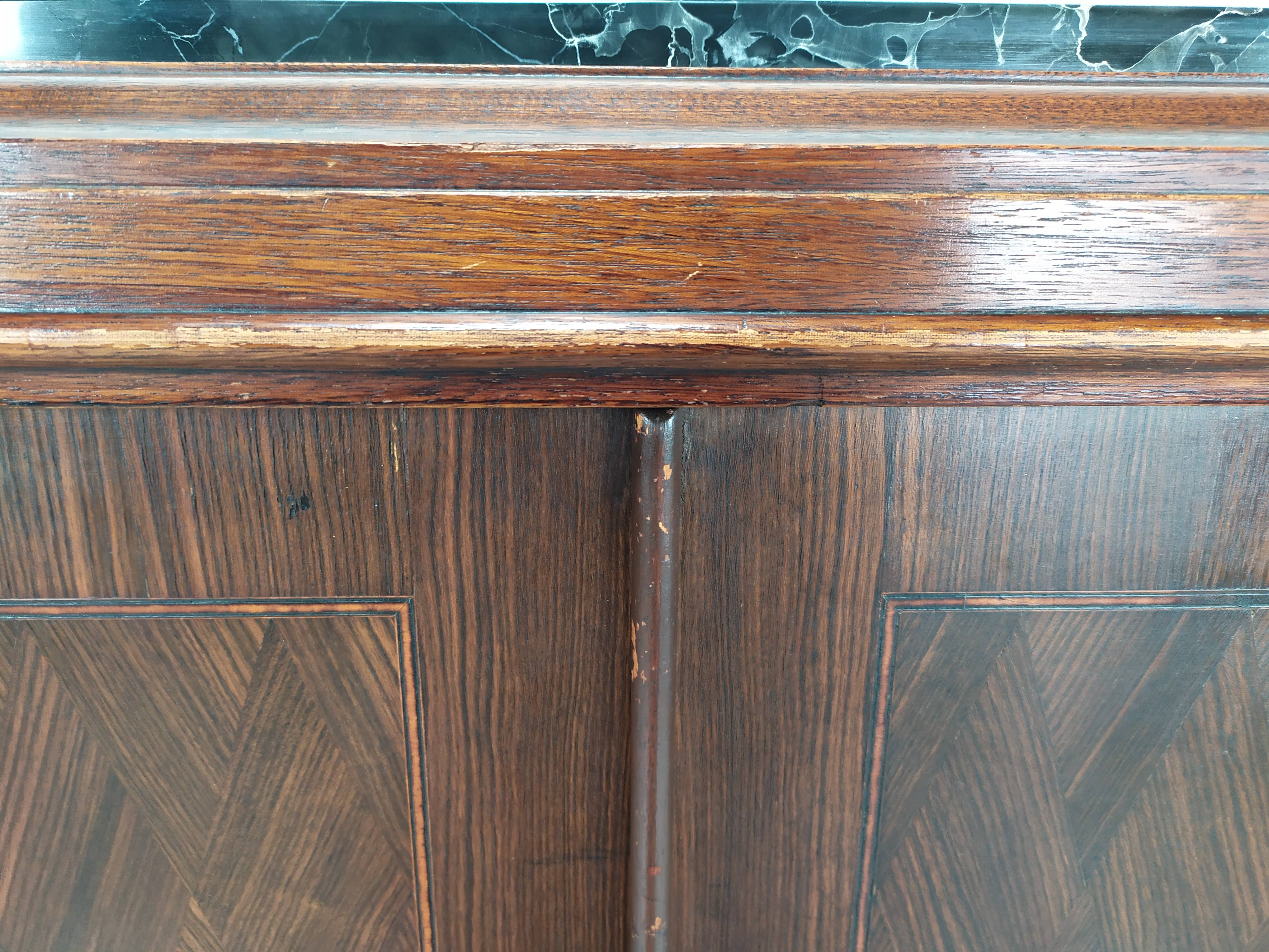 Enfilade art deco ebony of Macassar