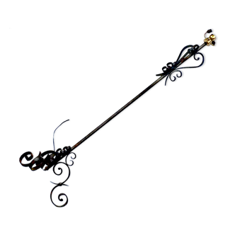 Lampadaire fer forgé vintage 1950