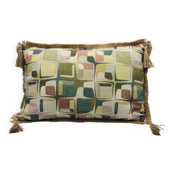 Rectangular cushion, cover and insert. Model "Erica".