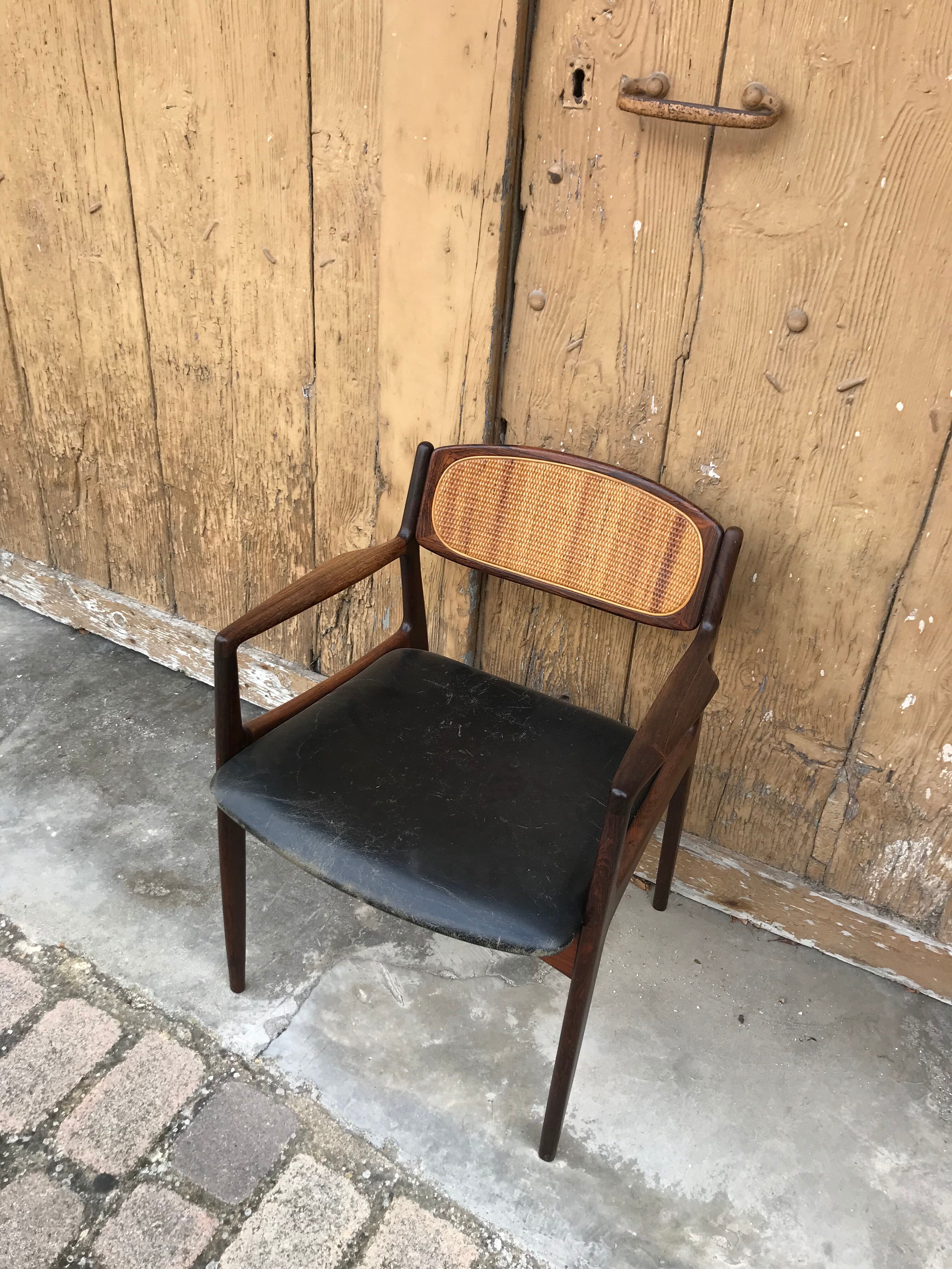 Scandinavian armchair signed