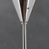 1970s Sputnik Chrome Plated 9-Flamming Chandelier by Kamenicky Senov , Czechoslovakia