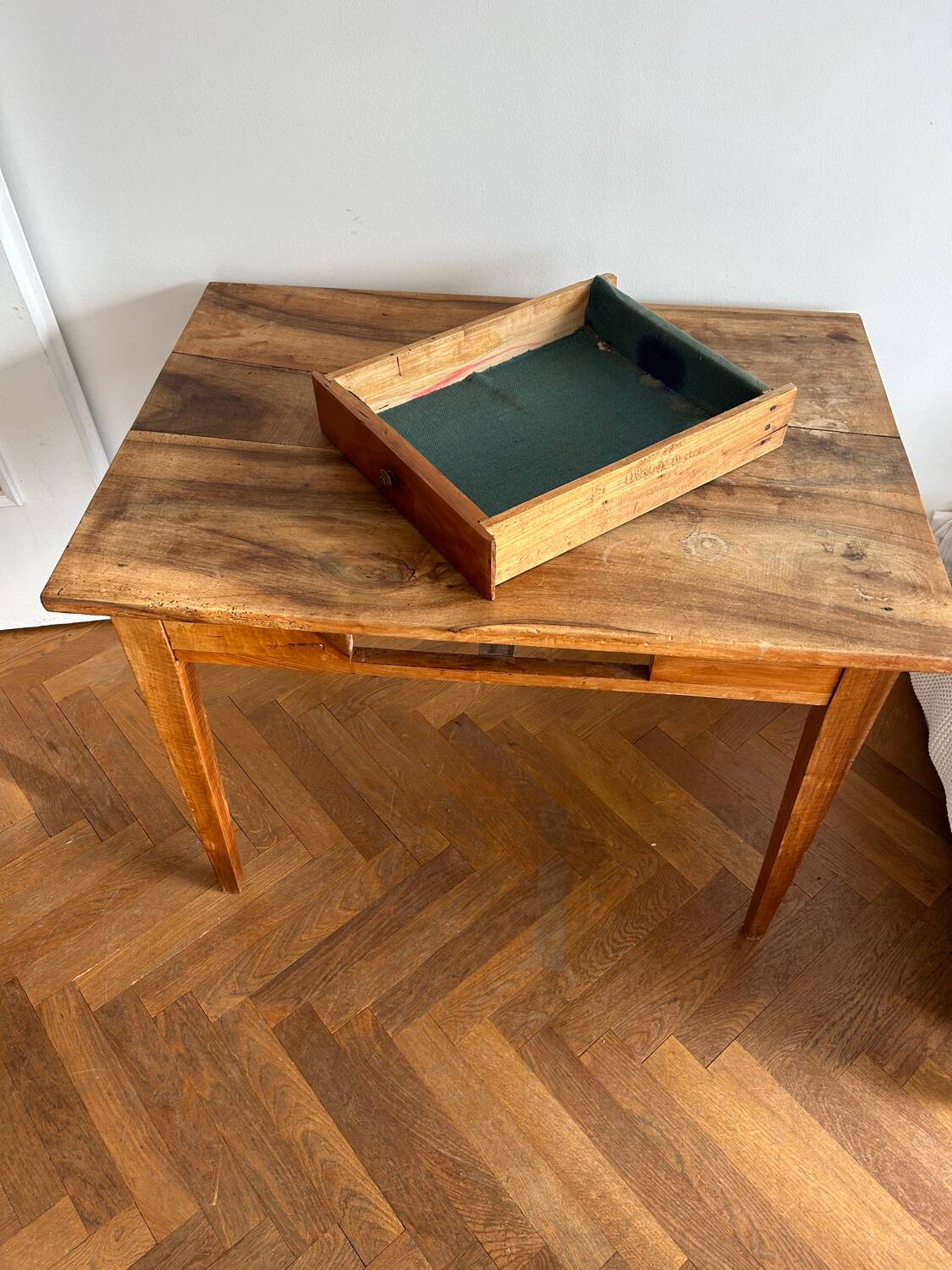 Farmhouse table with drawer / desk