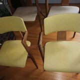 Set of 6 Hillestak Armchairs by designers Lucienne and Robin Day, Hill editions.