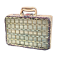 Wicker picnic suitcase
