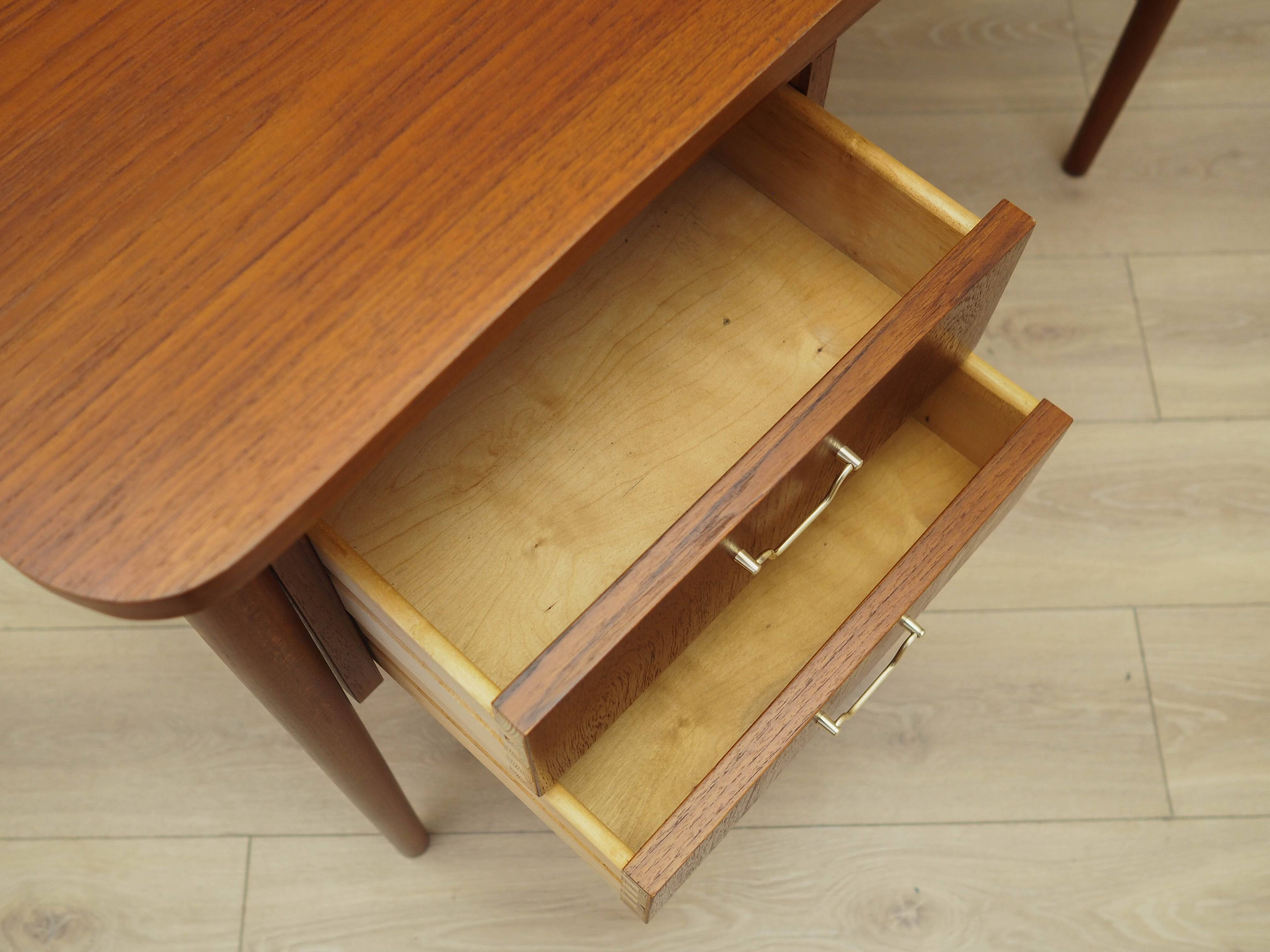 Teak desk, Danish design, 1960s, production: Denmark