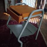 1950s boarding school bedside table.