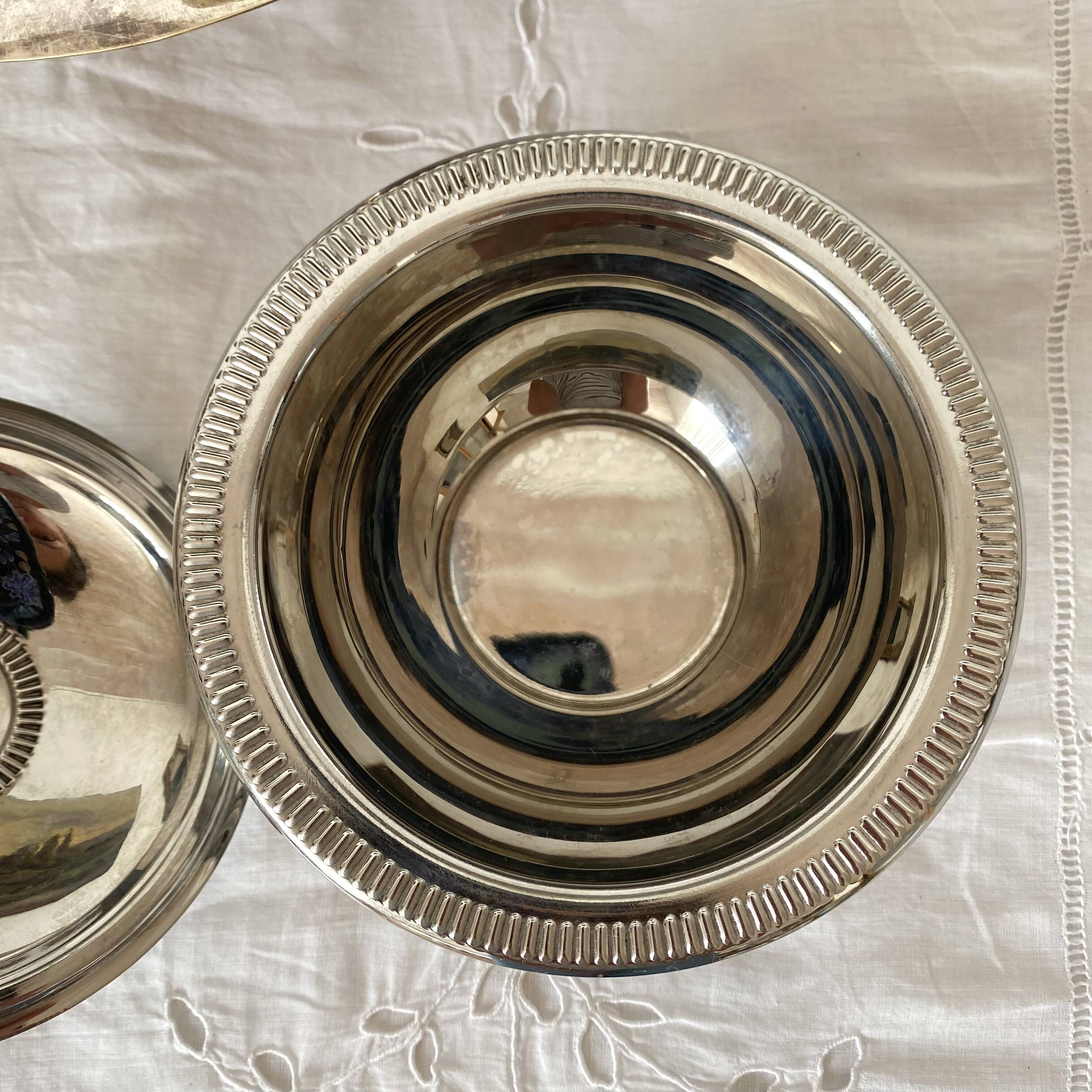 Stainless steel sugar bowl