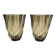 Pair of 50's smoked glass vases