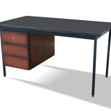 Office by Florence Knoll edited and signed Knoll circa 1950 black lacquered