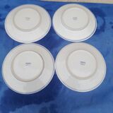 4 Chinese plates rice grain diam 25,5 cm