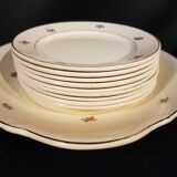 Old Badonviller dessert service