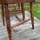 Paire de chaises de ferme anglaises XIX e