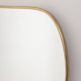 Pair of mirrors in the style of Gio Ponti. Circa 1970.