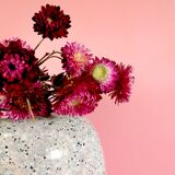 Vase with Terrazzo motif