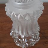 Set of 3 glass globes, tulips