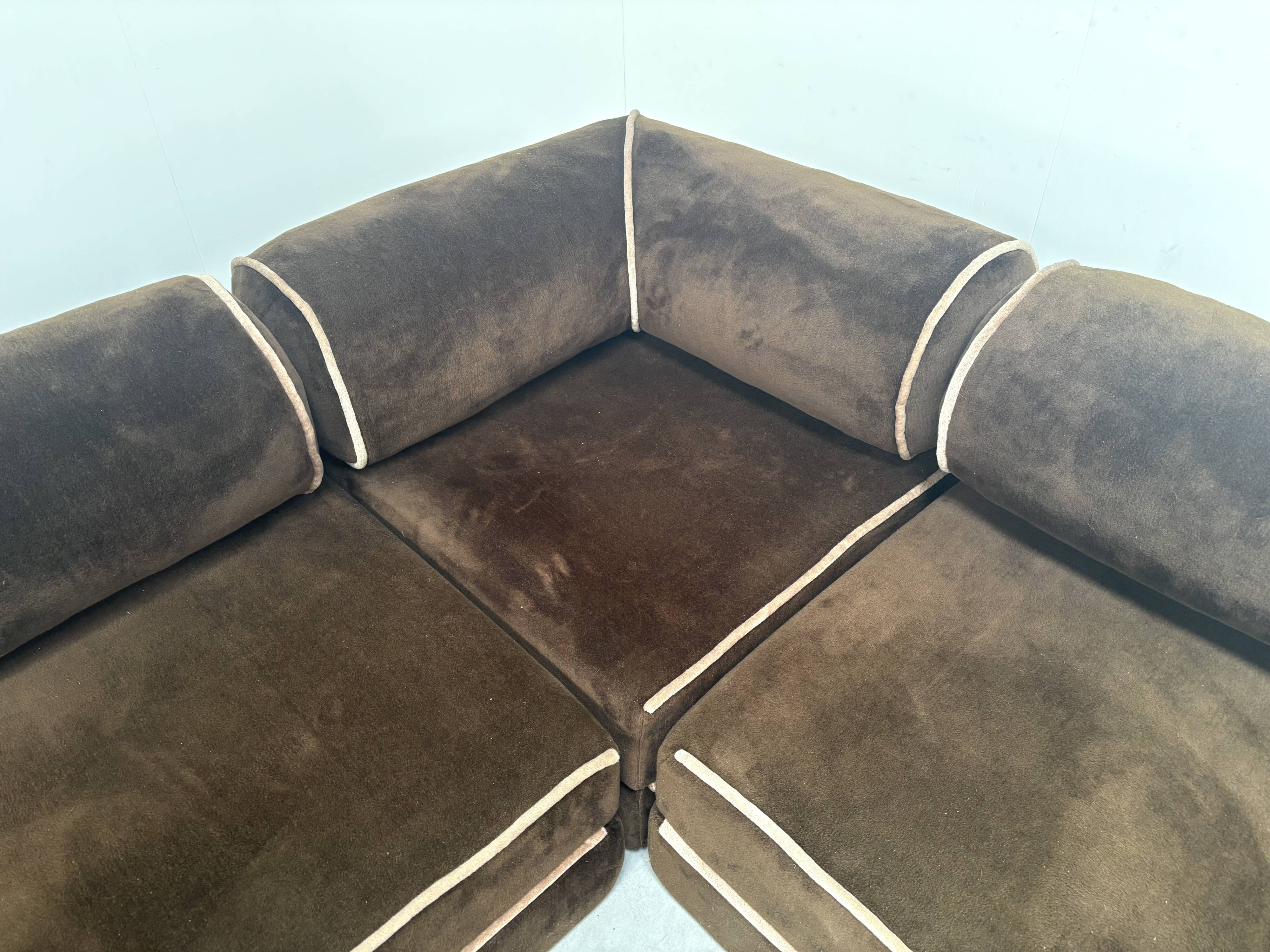 Ensemble de salon modulaire par RUF International, années 1970