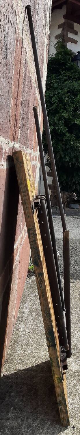 Folding workshop table