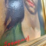 Oil portrait painting 'LE VAGABOND', after Anatola SOUNGOUROFF, circa 1977.