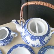 Japanese porcelain tea set 6 people
