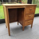 Small wooden desk three drawers