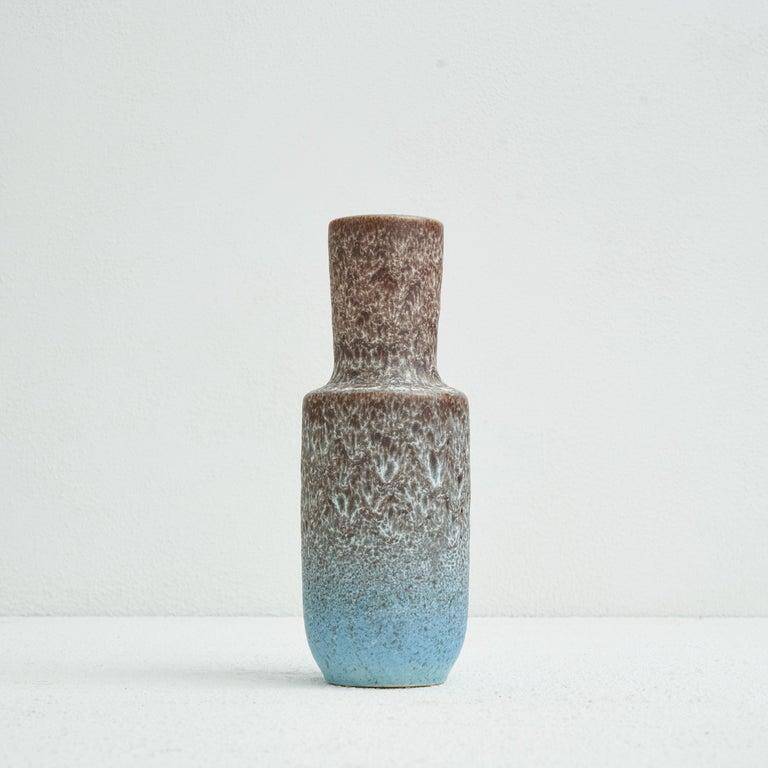 Glazed volcanic ceramic vase mid-century Steuler Keramik 1960