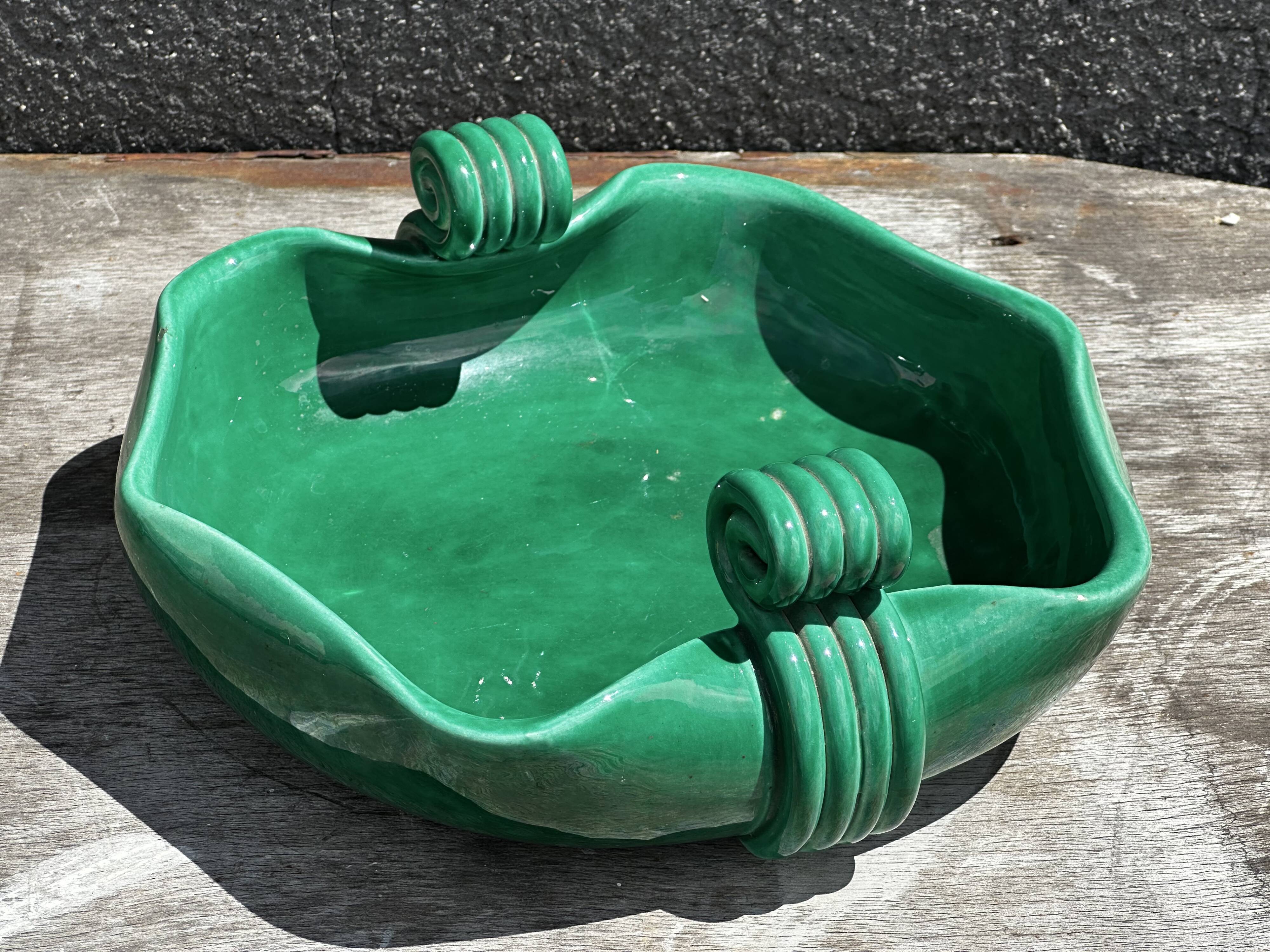 Art Deco 1930s Vallauris Ceramic Empty Pocket Cup