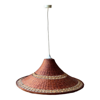 Wicker pendant lamp