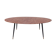 Italian Midcentury Coffee Table with Marble Top and Brass Feet, 1950s