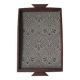 Plateau bois et verre