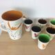 Service orangeade ceramic flowers, Potteries of the Marsh