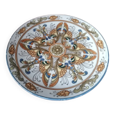 Large round Ibiza earthenware dish.