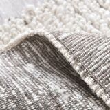 Brown Beige Vintage Runner Rug 70x307Cm