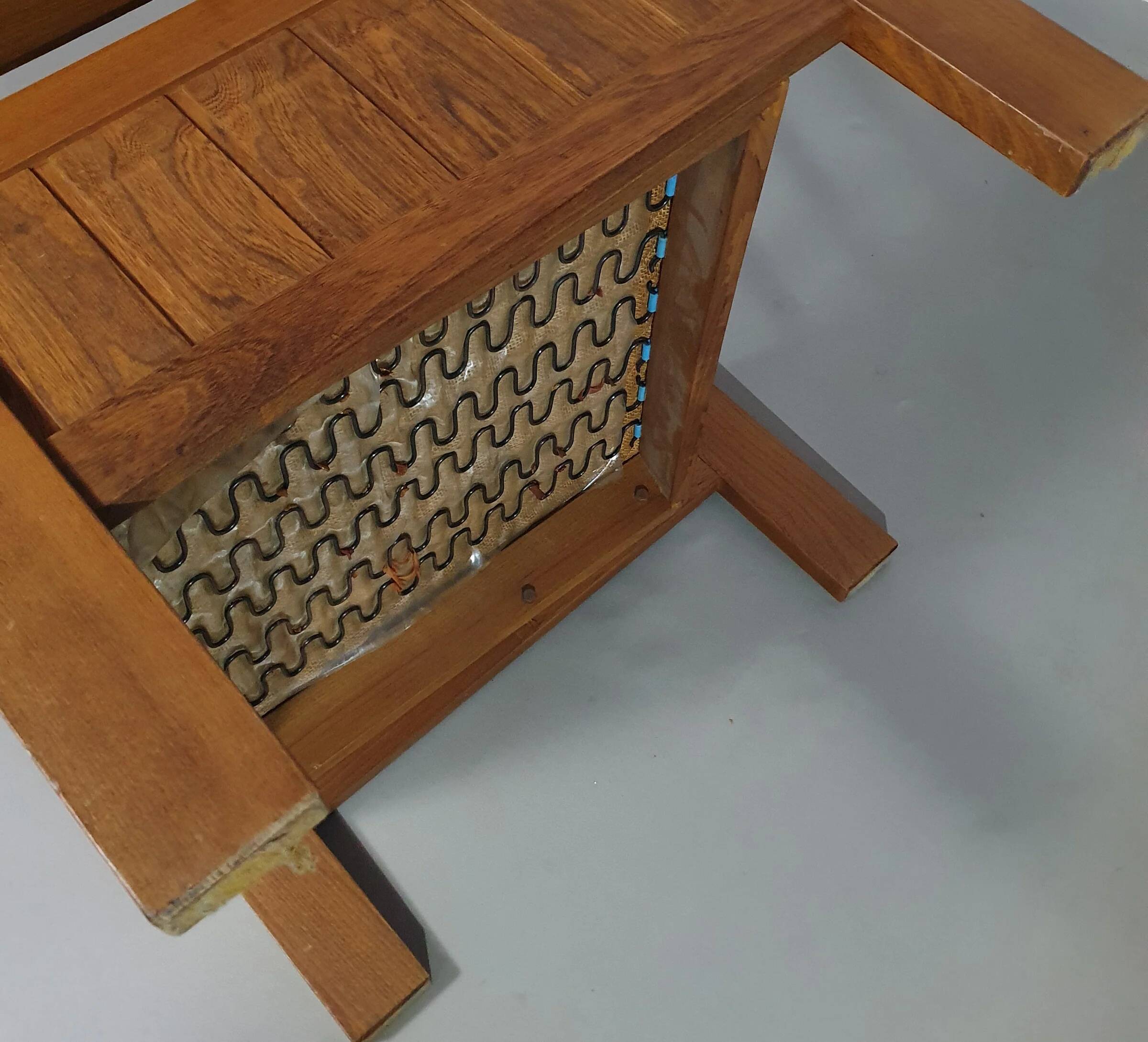 2 brutalist lounge chairs - 1960s