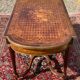 Table de milieu marqueterie et bronze époque Napoléon III - XIXe