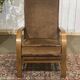 1930s English bridge chair in beech.