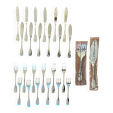 Christofle Vendome shell, fish cutlery and serving cutlery