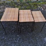 Nesting tables. vintage.