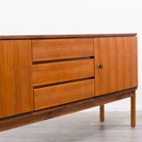 1960s walnut enfilade, sleek design, restored.