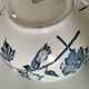 Lion Soup Tureen – Blue-grey Hollyhocks 1890-1920