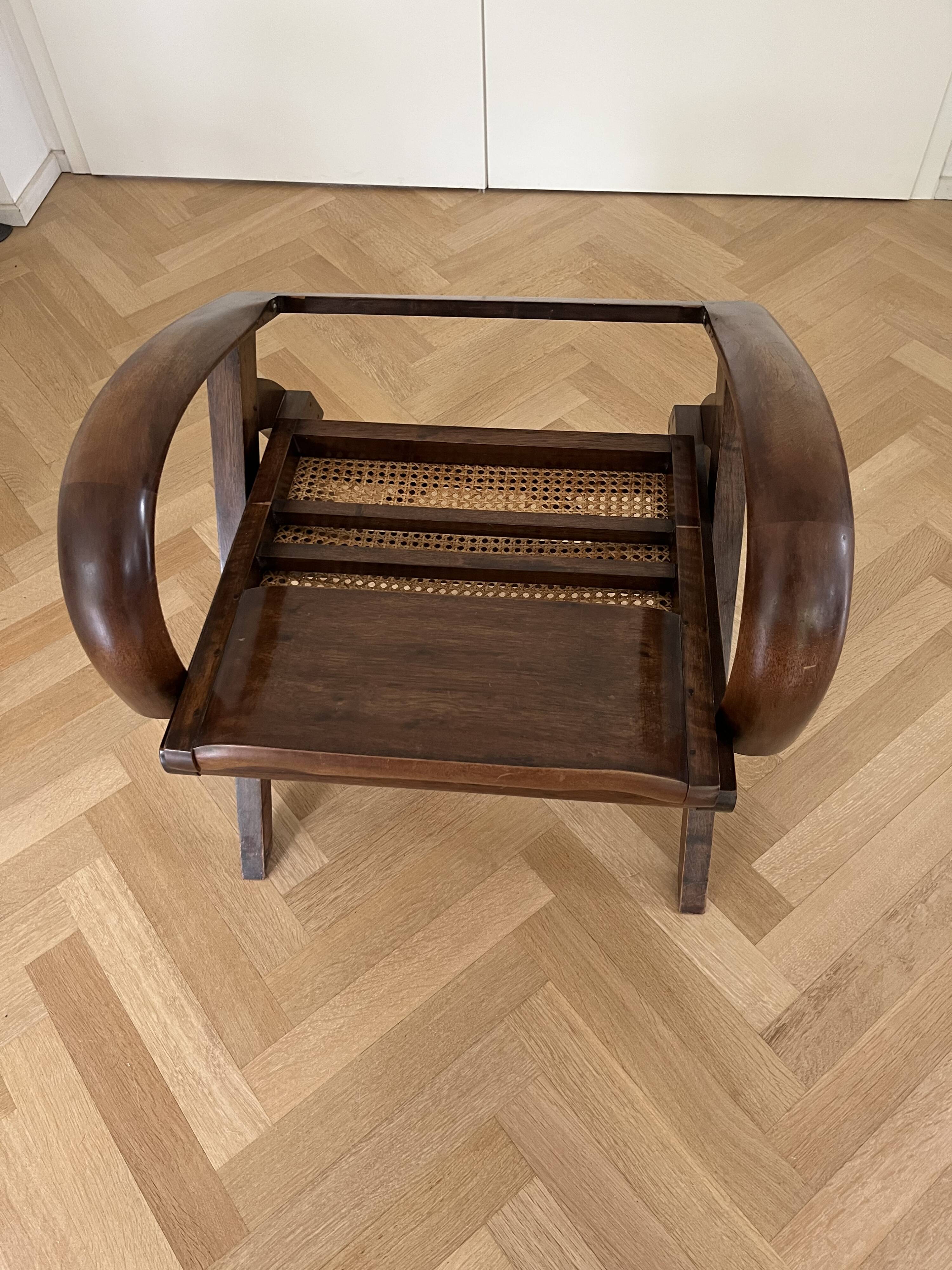fauteuil en bois Chandernagor
