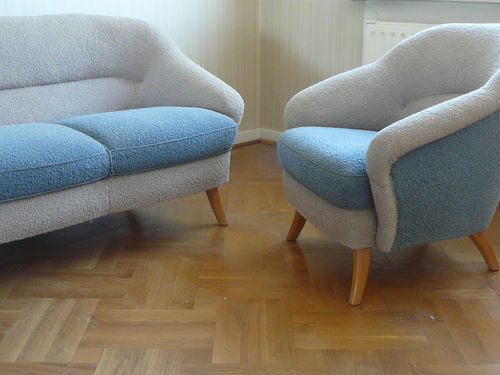 Sofa Danish 50s with his wheelchair