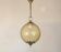 Amber glass pendant light