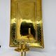Large ScandiSca Vintage Brass Wall Candle holder  Sconce  height 34 cm