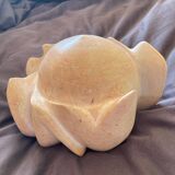 White marble sculpture "Hazelnut"