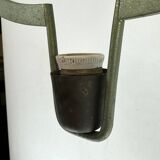 Pietro Chiesa, Art Deco chandelier in solid lacquered brass and glass. Italy 1930s