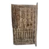 Ancienne porte sculptée africaine en bois massif – décoration ethnique – pi