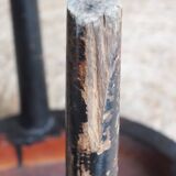 Antique black Baumann stool from the 50s/60s
