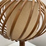 Rattan table lamp
